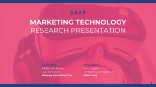 premium  Template: Marketing Technology Trends Presentation Template