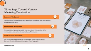 Orange and Beige Marketing Deck Template - Page 4