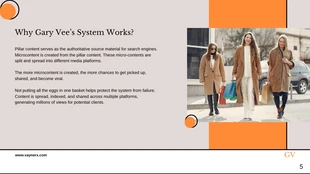 Orange and Beige Marketing Deck Template - Page 5