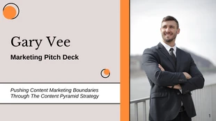 premium  Template: Gary Vee Marketing Pitch Deck Presentation Template