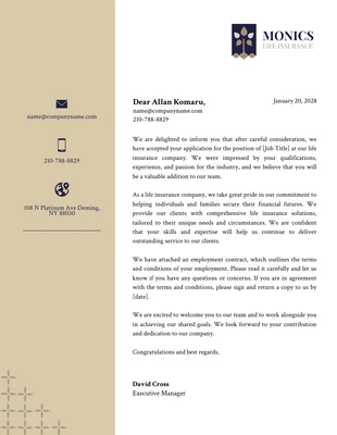 Free  Template: Cream Beige Minimalist Business Letterhead