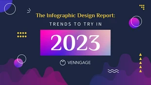 Free  Template: Infographic Trends 2023 Blog Header