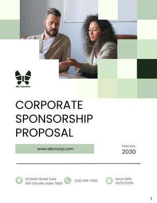 premium  Template: Corporate Sponsorship Proposal Template