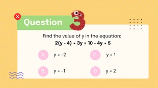 Colorful Fun Math Quiz Presentation - Page 4