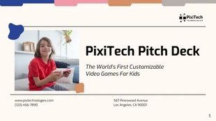 business  Template: Technology Pitch Deck Presentation Template