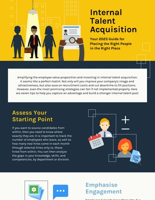 premium  Template: Internal Talent Acquisition Infographic Template