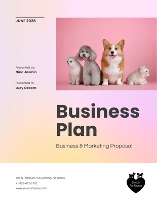 Free  Template: Pet Shop Business Plan Template