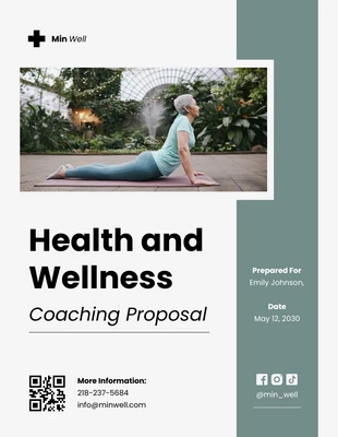 premium  Template: Health & Wellness Coaching Proposal Template