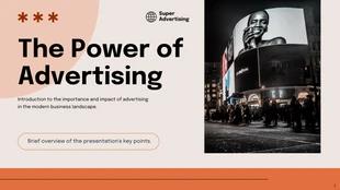 premium  Template: Advertising Presentation Template