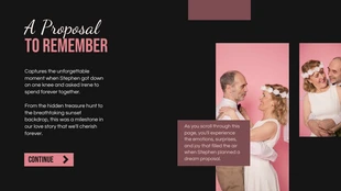 Black and Pink Simple Wedding Presentation - Page 3