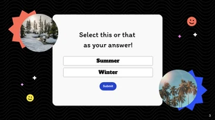 Vibrant Colorful This or That Quiz Presentation - Page 3