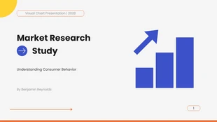 Free  Template: Colorful Market Research Visual Chart Presentation Template