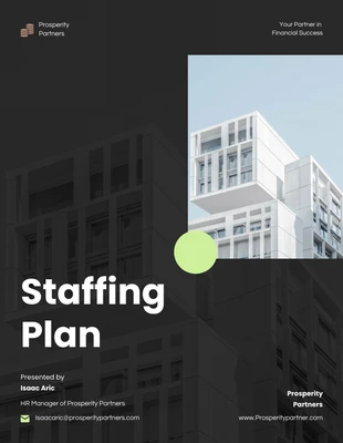 Free  Template: Neon Financial Staffing Plan Template