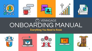 business  Template: Venngage Onboarding Manual Presentation Template