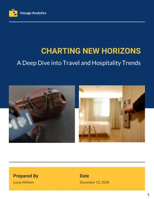 Free  Template: Travel and Hospitality Trend Report Template