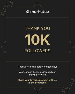 premium  Template: Customer Milestone Facebook Post Template