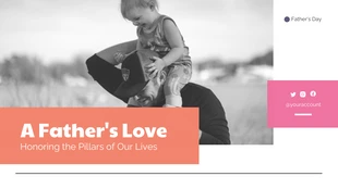 Free  Template: Fathers Day Presentation Template