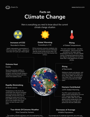 Free  Template: Infographic World Infographic Template