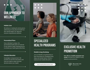 Deep Green Medical Tri-fold Brochure - Page 2