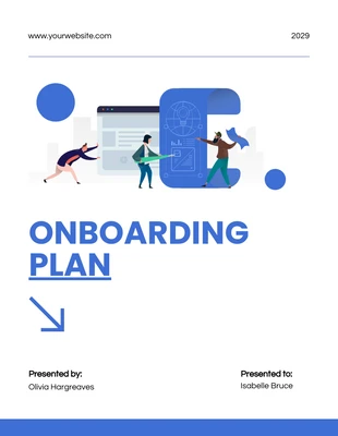 Free  Template: Modern Onboarding Plan Template