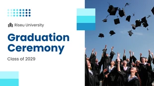 business  Template: Graduation Ceremony Presentation Template