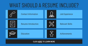 Free  Template: Corporate Resume Design LinkedIn Banner