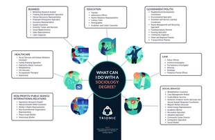 premium  Template: Sociology Degree Career Path Mind Map Template