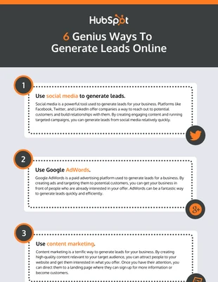 Free  Template: Hubspot Infographic Template