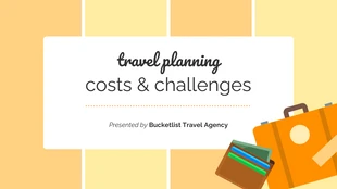 Free  Template: Travel Planning Presentation Template