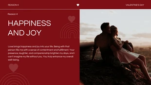 Red Minimalist Valentines Day Presentation - Page 5