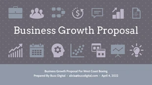 business  Template: Business Growth Plan Presentation Template