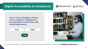 Interactive ADA Compliance Training Quiz Presentation - Page 4
