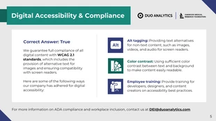 Interactive ADA Compliance Training Quiz Presentation - Page 5