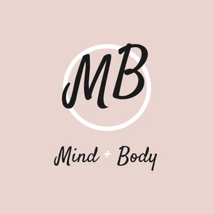 premium  Template: Feminine Fitness Business Logo Design