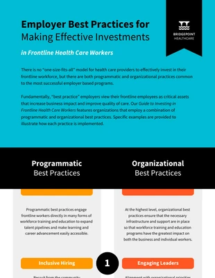 premium  Template: Healthcare Worker Effective Investments Infographic Template