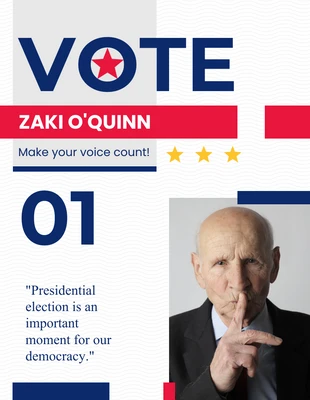 Free  Template: Election Vote Flyer Template