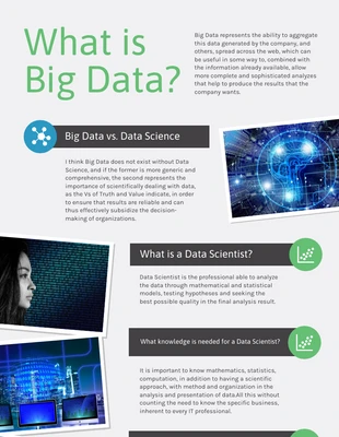 Free  Template: What is Big Data Infographic Template