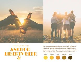 Free  Template: Beer Types Flyer Template