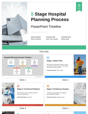 Free accessible Template: PowerPoint Timeline Presentation Template