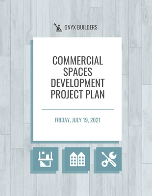 premium  Template: Commercial Development Project Plan Template