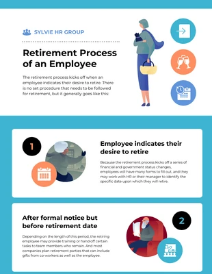 business  Template: Employee Retirement Process Infographic Template