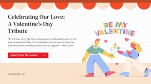 Free  Template: Valentine Presentation Presentation Template