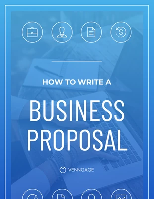 premium  Template: Business Proposal Pinterest Post