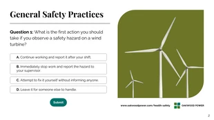 Company Health and Safety Quiz Presentation - Page 2