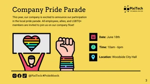 Yellow Simple Minimalist Pride Presentation - Page 3