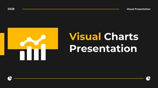 Free  Template: Modern Visual Chart Presentation Template