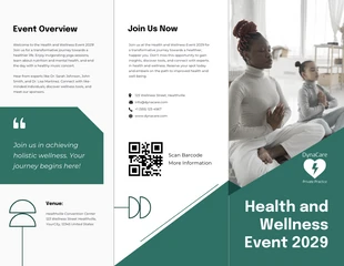 business  Template: Event Brochure Template