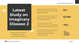 Yellow And Black Medical Presentation - Page 3