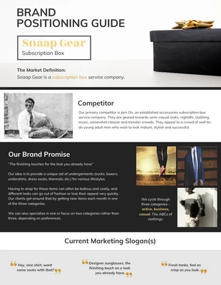 Free  Template: Clothing Brand Positioning White Paper Template