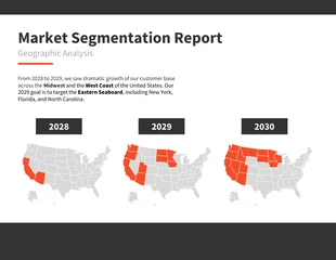 Free  Template: Market Segmentation Report Map Template